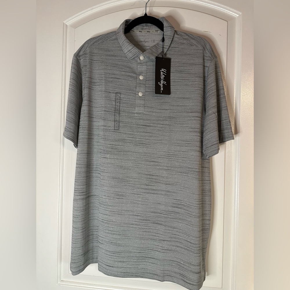 Walter Hagen Men's Gray Polo Shirt